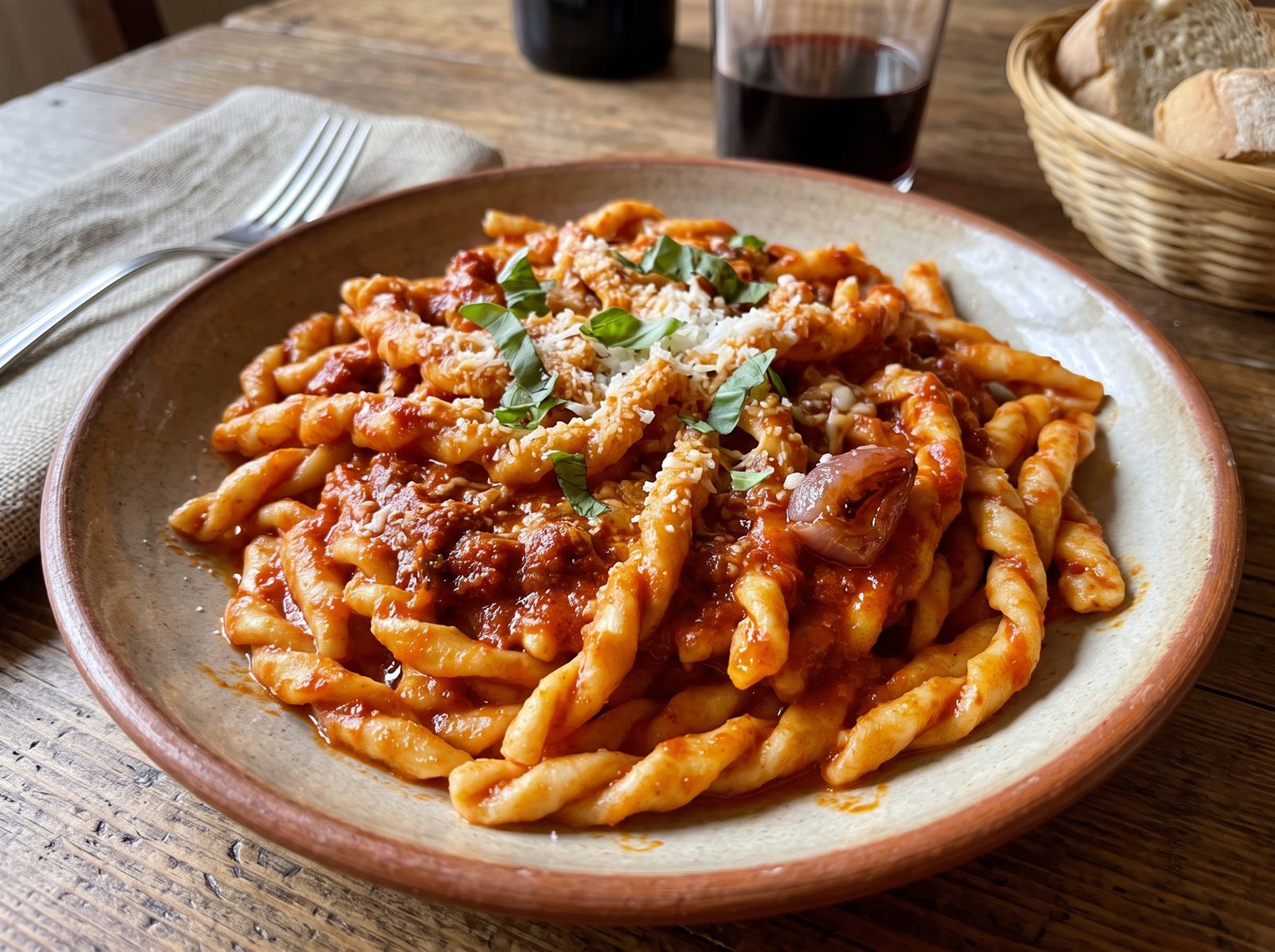 Fileja con la 'nduja