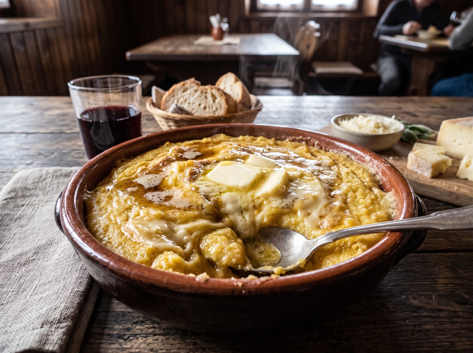 Polenta concia